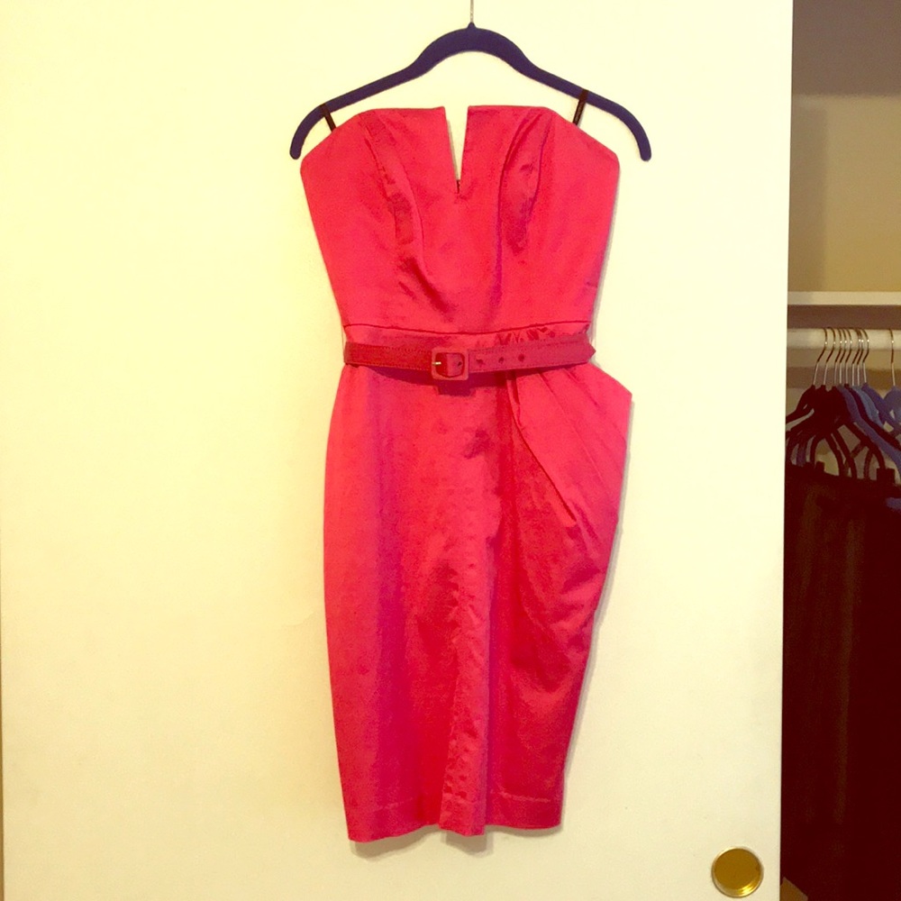 Pink Bebe cocktail dress